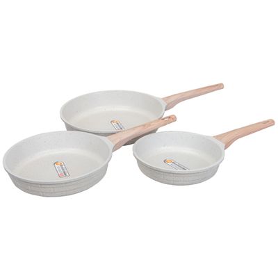 JUEGO DE SARTEN INDUCCION UCC LIFE CON 3PZS BEIGE