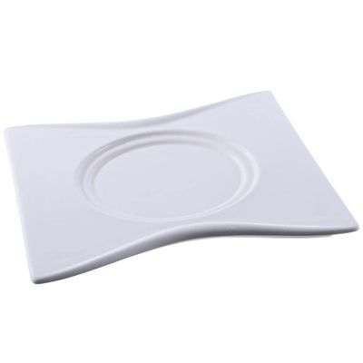 BANDEJA CERAMICA BLANCO 25X20CM