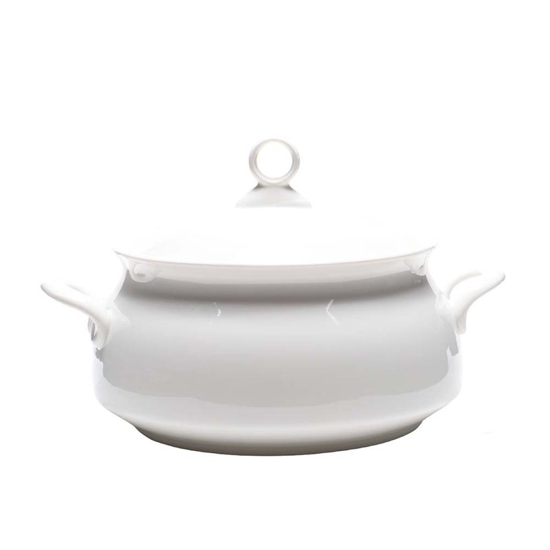 SOPERA DE CERAMICA BLANCO C/TAPA 3.5 LT