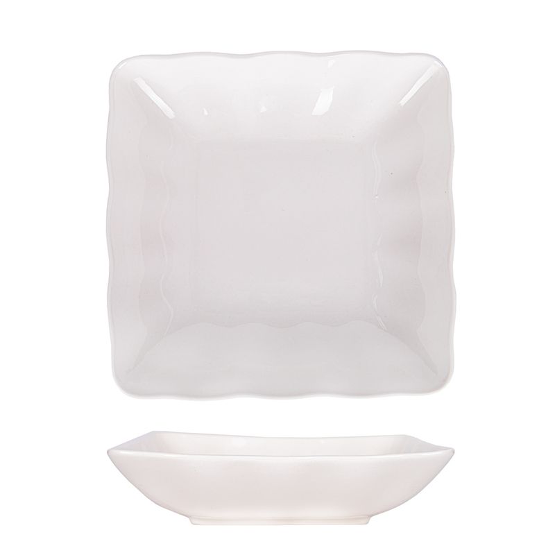 BANDEJA DE PORCELANA 18CM DIAMETRO X 4CM ALTURA