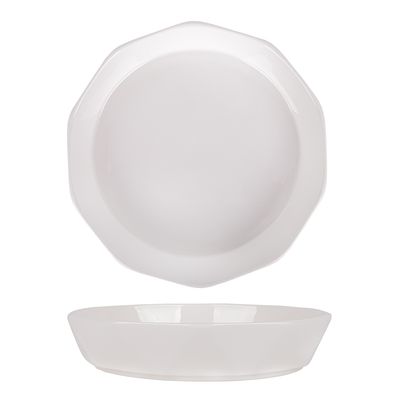 BANDEJA DE PORCELANA 21CM DIAMETRO X 5CM ALTURA