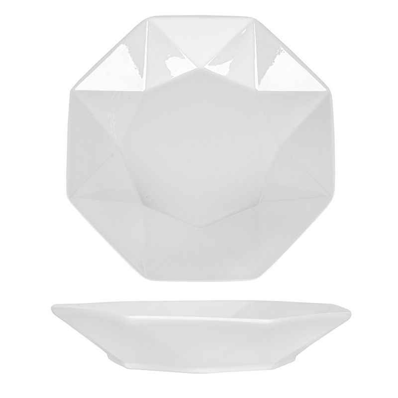BANDEJA DE PORCELANA 20CM DIAMETRO X 4CM ALTURA