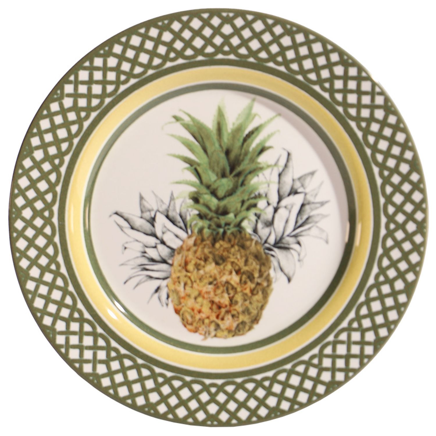 ALLEANZA PLATO SOBREMESA PINEAPLLE 
