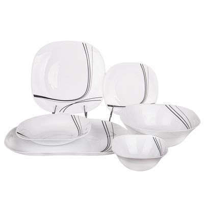 JUEGO DE VAJILLA BLANCA DE 26 PIEZAS COMPLETO