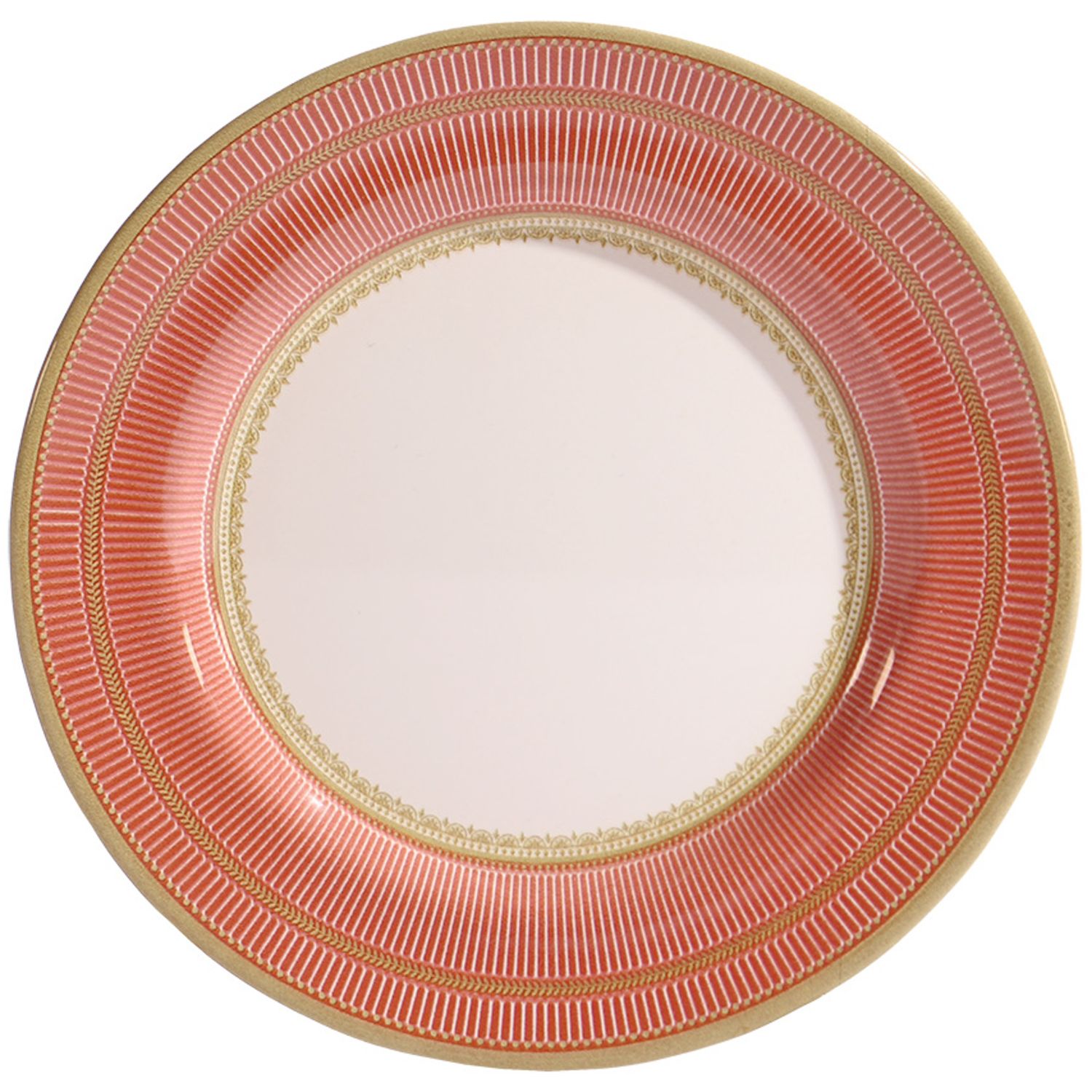 ALLEANZA PLATO SOBREMESA PLISSAN ROJO 