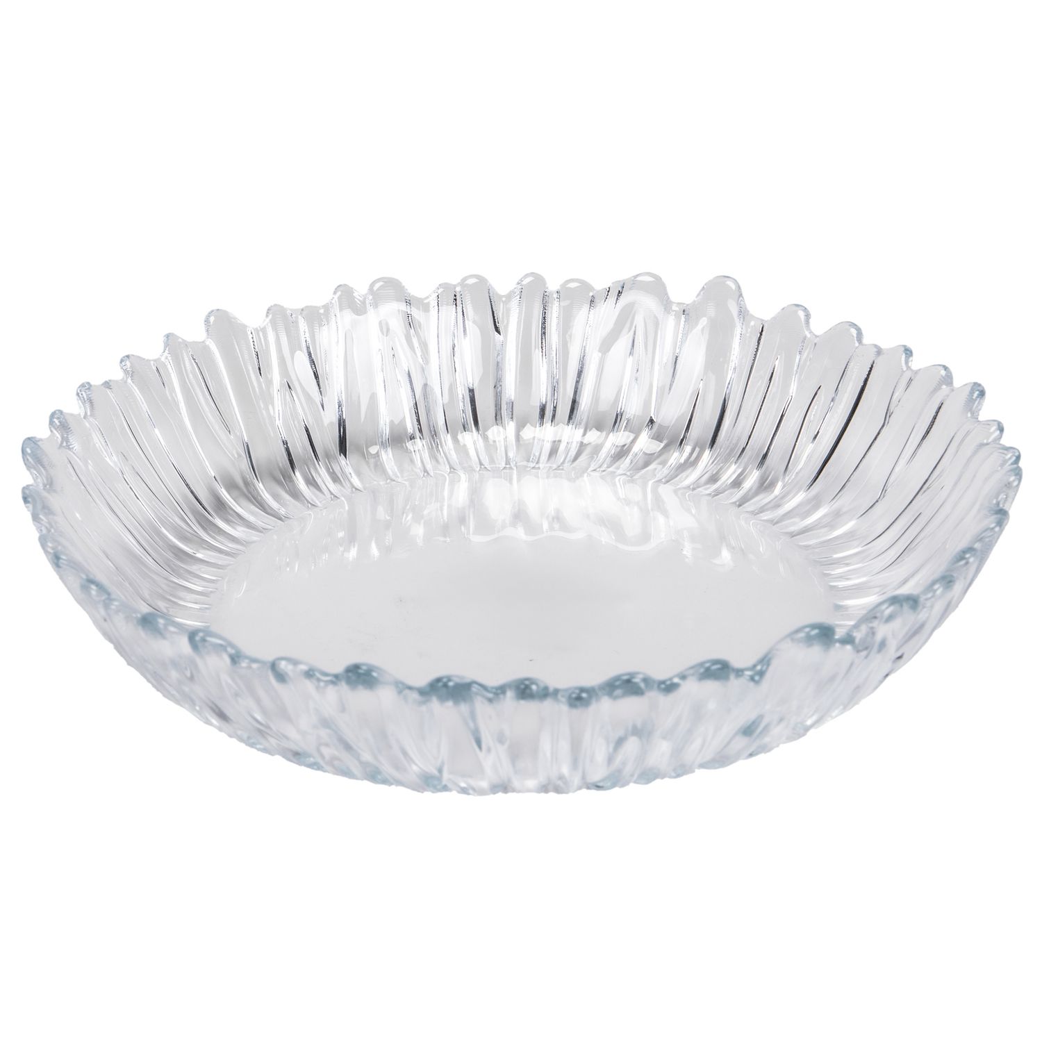 SET PLATOS HONDO DE VIDRIO AURORA PASABAHCE 6PZS 19CM