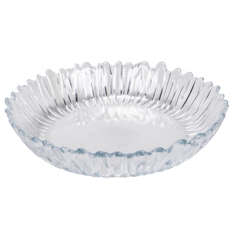 SET PLATOS HONDO DE VIDRIO AURORA PASABAHCE 6PZS 19CM