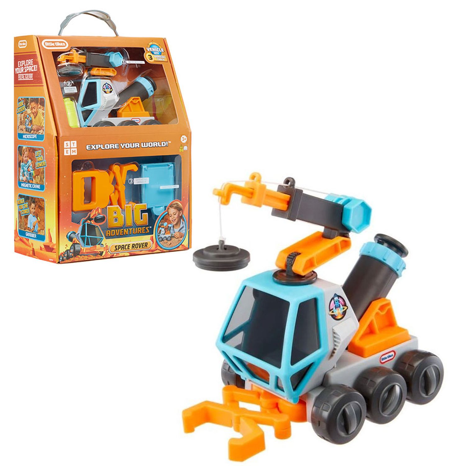 LITTLE TIKES BIG ADVENTURES SET DE EXPLORACIÓN SPACE ROVER  