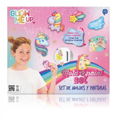 GLOW ME UP - SET DE MOLDES Y PINTURAS