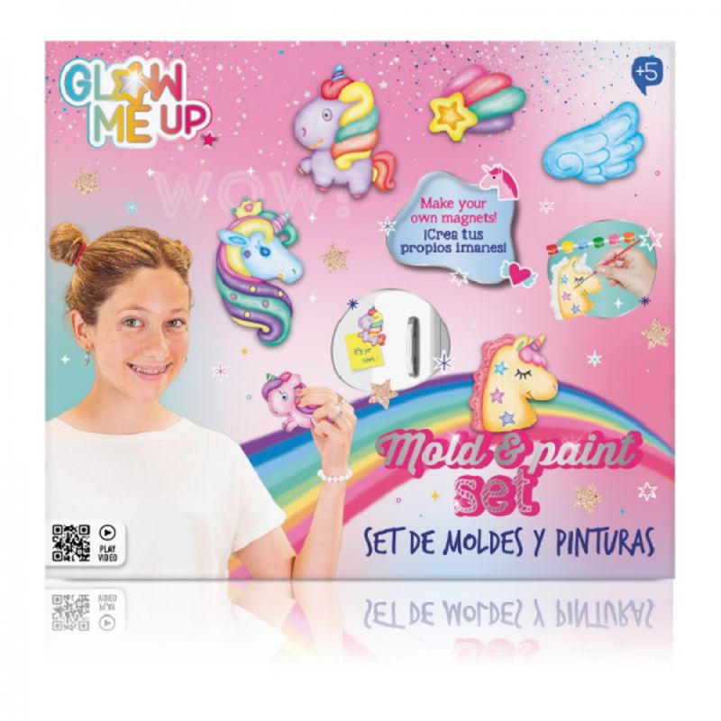 GLOW ME UP - SET DE MOLDES Y PINTURAS