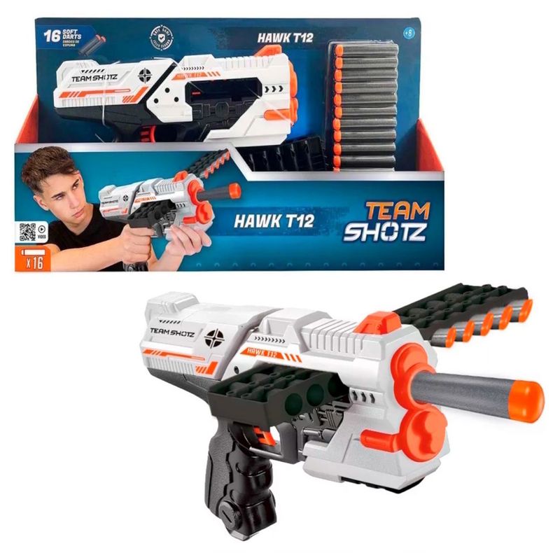 TEAMSHOTZ RECARGADO DE FUERZA C/ 10 DARDOS