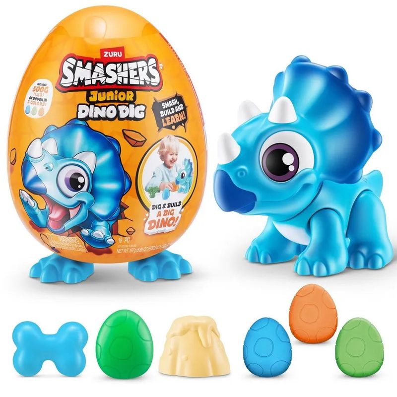 HUEVO MEDIANO DE DINOSAURIO SMASHERS JR. DINO DIG 