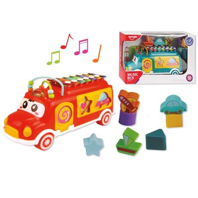 BENIC BUS MUSICAL CON XILOFON Y ENCASTRE