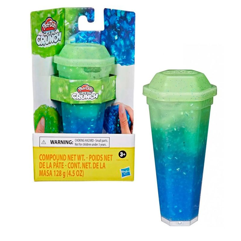 JUEGO PLAY-DOH CRYSTAL CRUNCH VERDE/AZUL