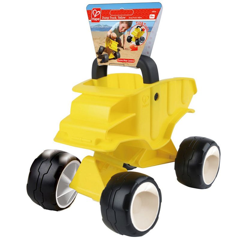 HAPE CAMIÓN AMARILLO PARA LA ARENA