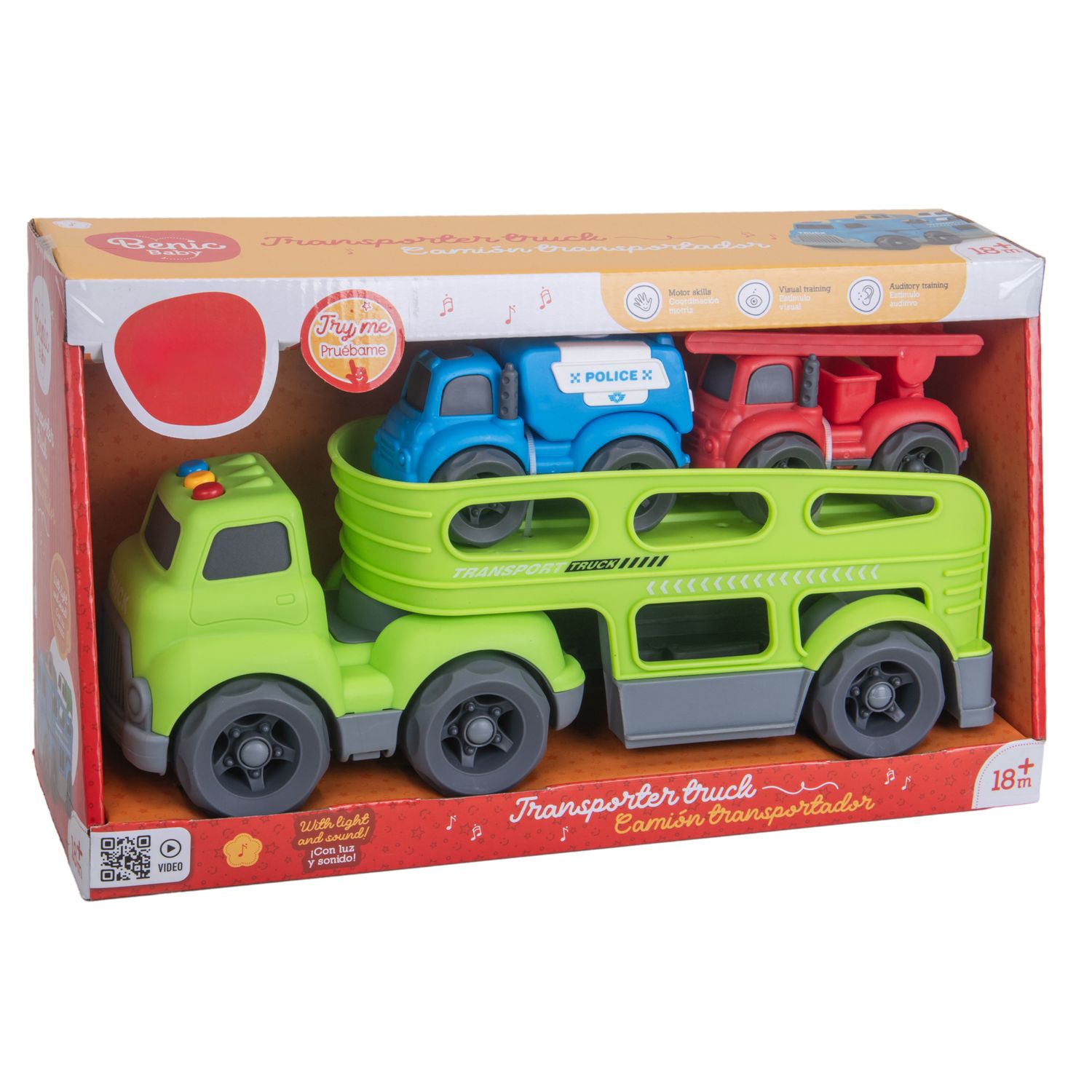 BENIC CAMION TRANSPORTADOR C/ LUZ-SONIDO