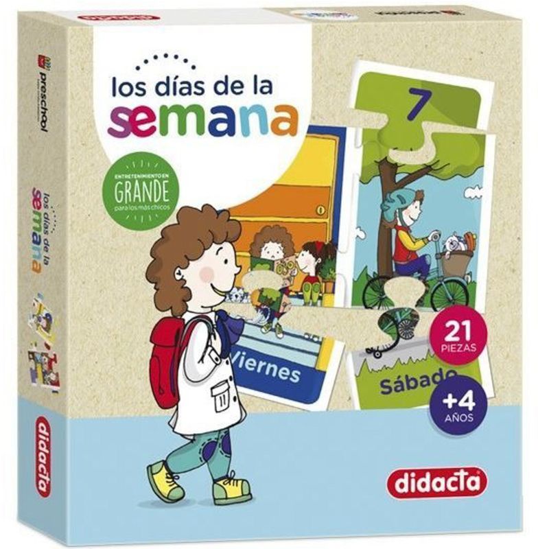 JUEGOS LOS DÍAS DE LA SEMANA DIDACTA