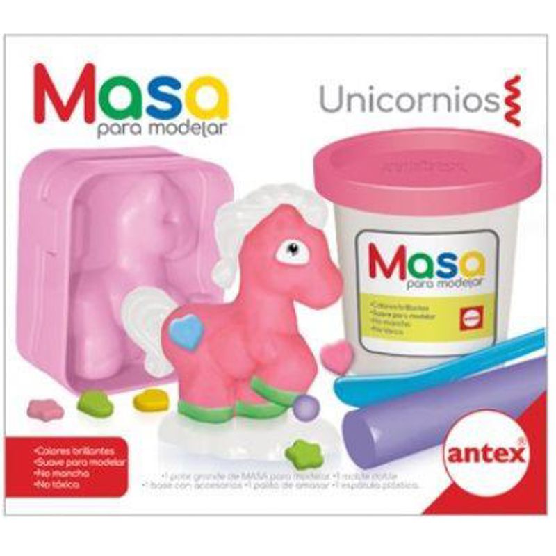 MASA UNICORNIO PARA MOLDEAR
