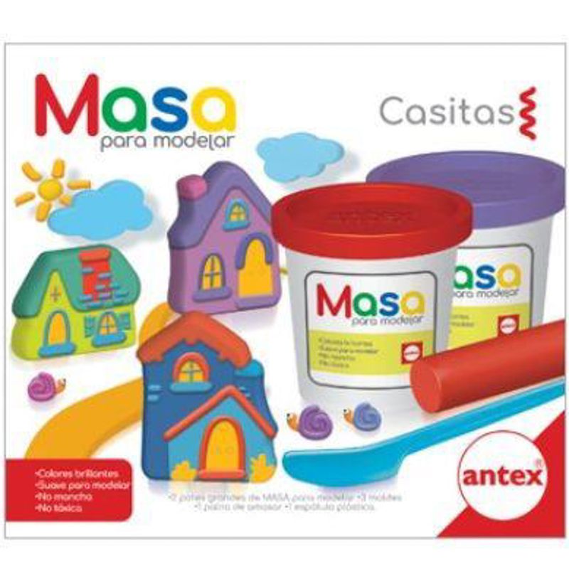 MASA CASITAS CON 2 POTES DE MASA