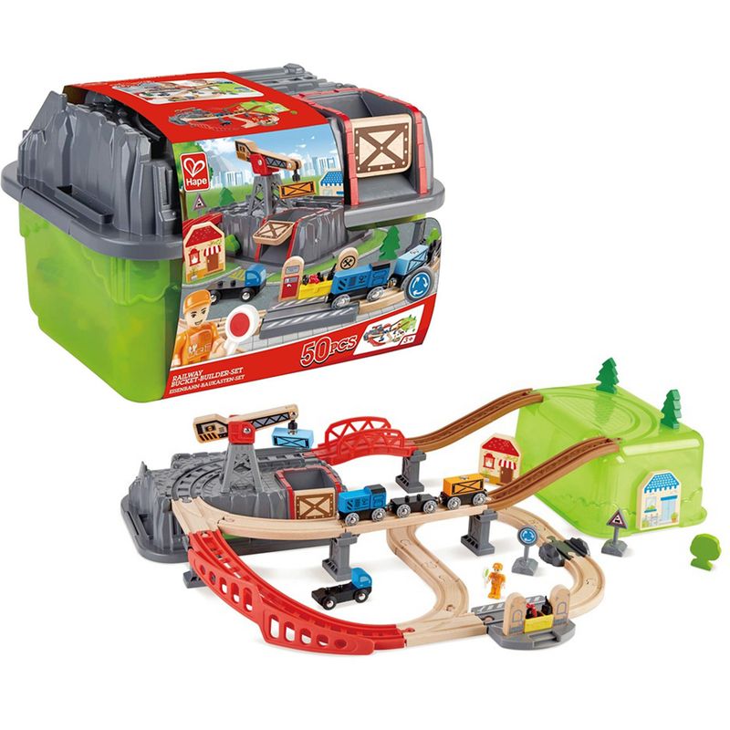 HAPE BALDE TREN DE MINA -FERROCARRIL BLOQUES DE CONSTRUCCION