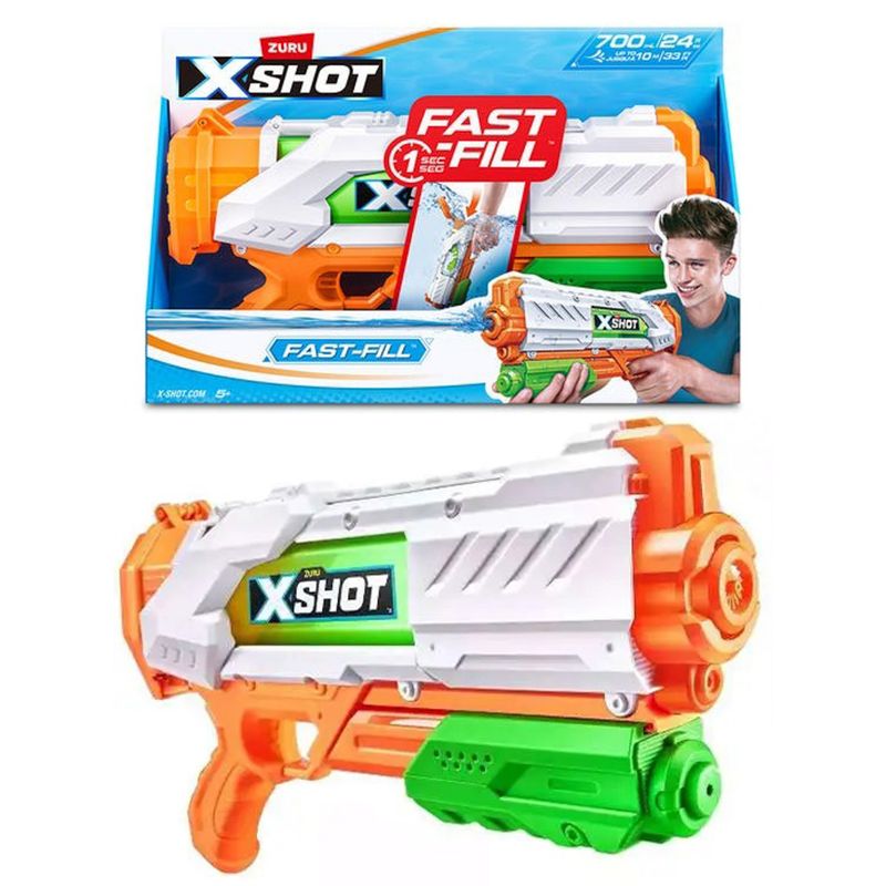 PISTOLA DE AGUA X-SHOT FAST FILL MEDIANO