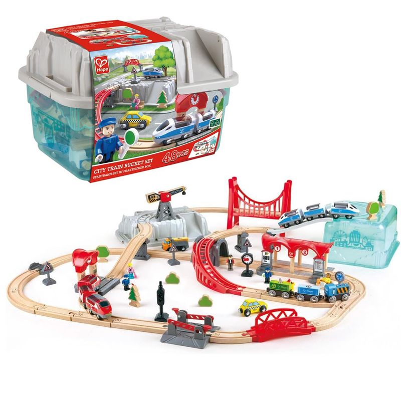 HAPE JUEGO DE BLOQUES TREN DE LA CIUDAD