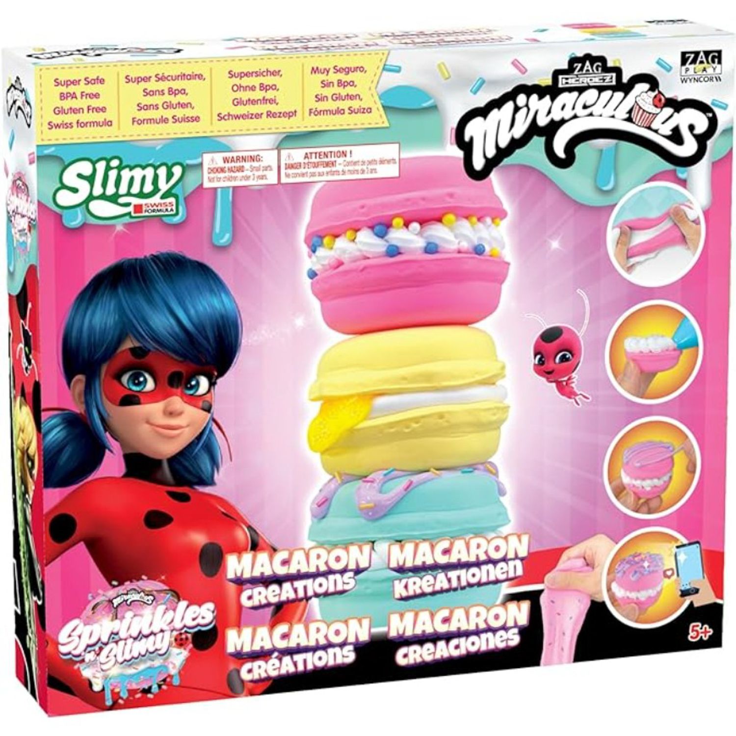 MIRACULOUS SPRINKLES N&#39; SLIMY MACARRONES