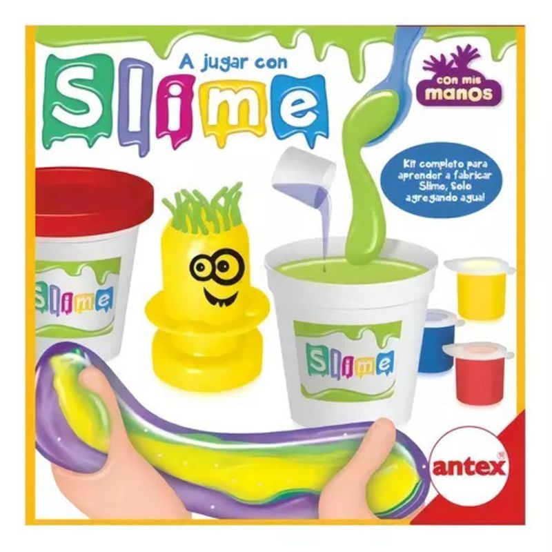 CON MIS MANOS A JUGAR CON SLIME FABRICA DE SLIME ANTEX 0036