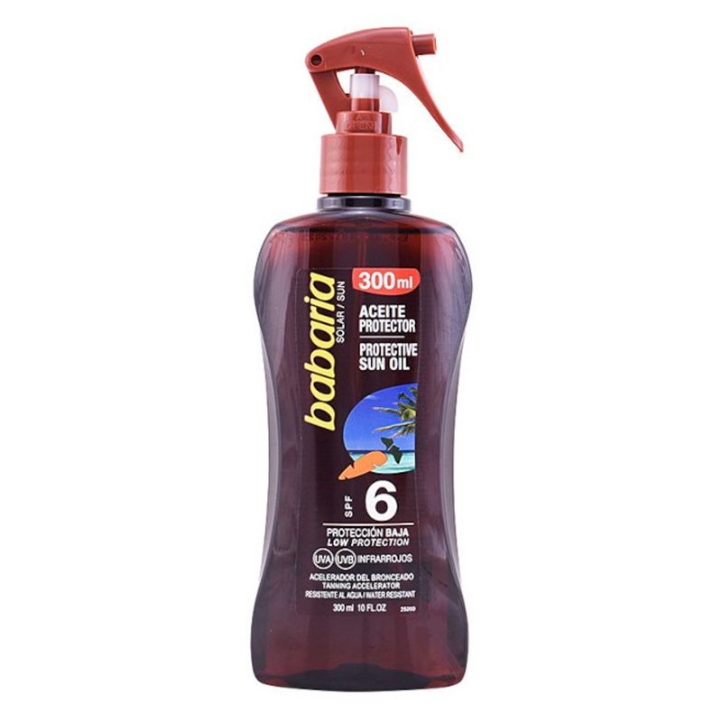 ACEITE PROTECTOR SOLAR BABARIA SPF 6 300ML