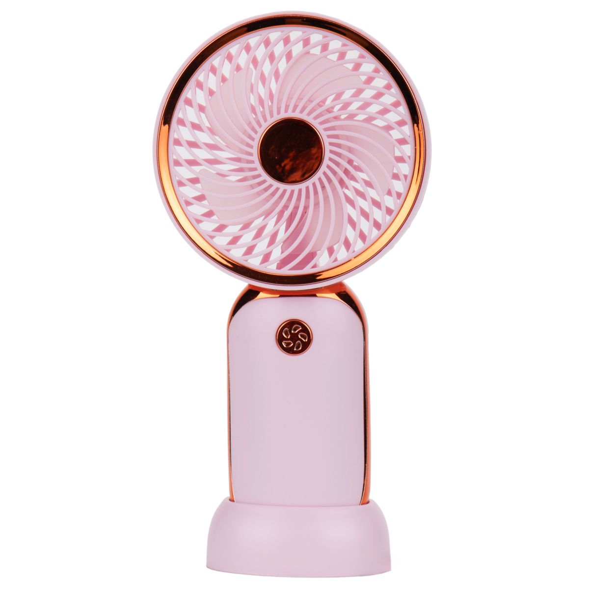 MINI VENTILADOR PORTATIL RECARGA.PLUG 12VOL ROSA 16CM X 8CM