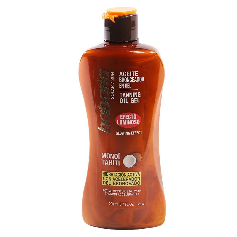 ACEITE BRONCEADOR EFECTO LUMINOSO GEL 200ML