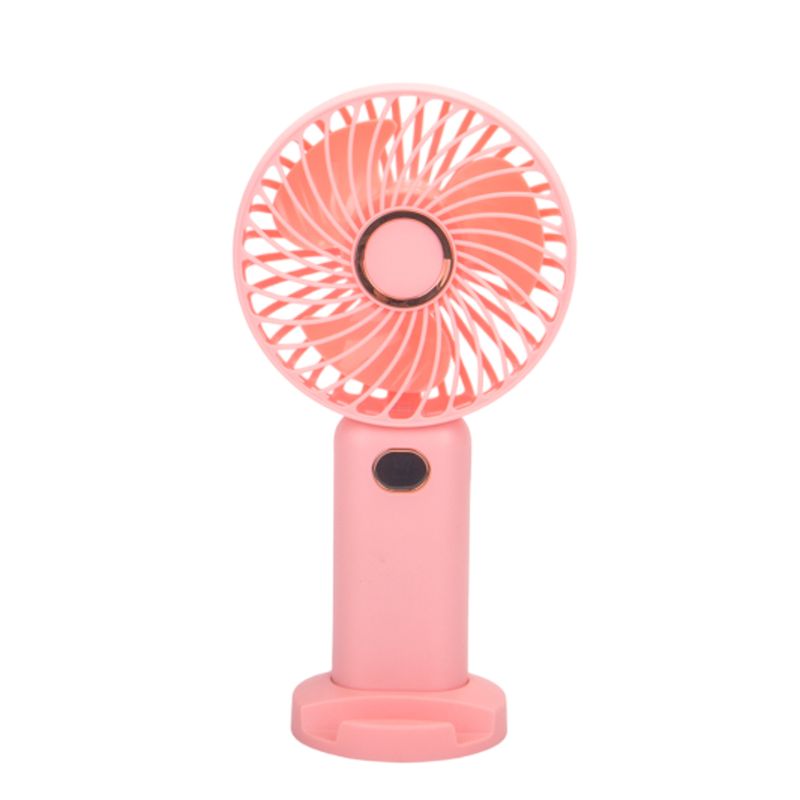 MINI VENTILADOR PORTATIL RECARGABLE USB ROSA 21CM X 11CM