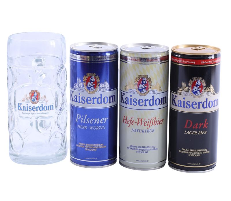 CERVEZA KAISERDOM PACK C/3 Y JARRA