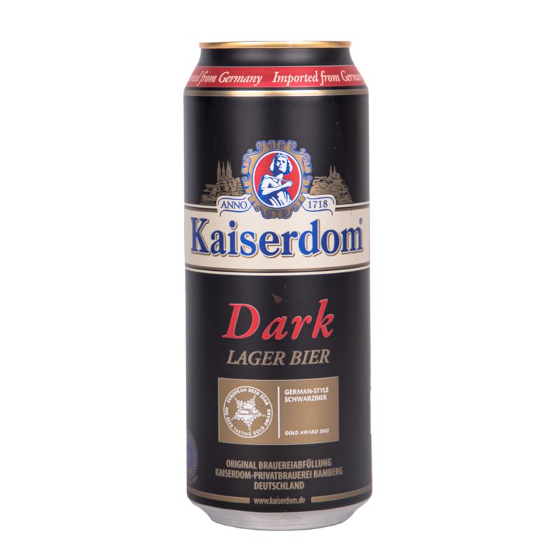 CERVEZA KAISERDOM DARK LAGER LATA 500