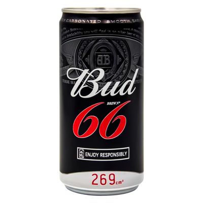 CERVEZA BUDWEISER 66 LATA 269ML