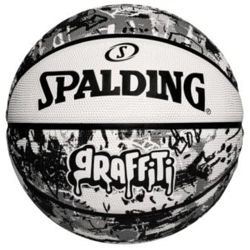 PELOTA DE BASQUET SPALDING  WHITE GRAFFITI SZ