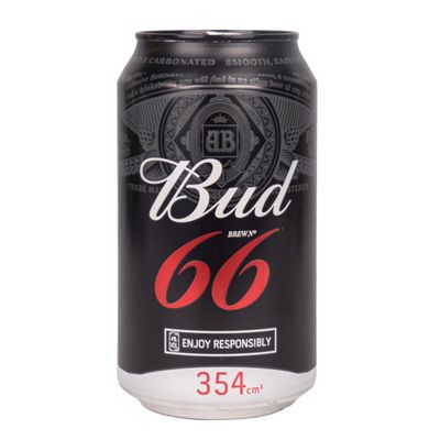 CERVEZA BUDWEISER 66 LATA 354ML