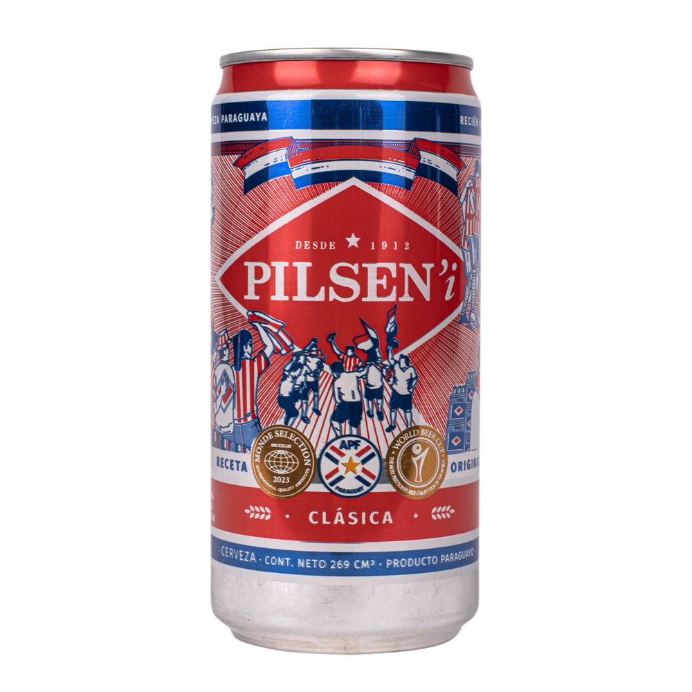 CERVEZA PILSEN ALBIRROJA LATA 269ML