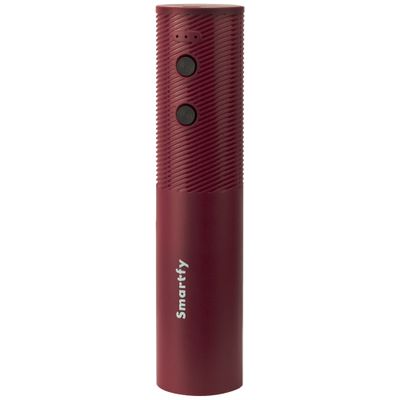 ABRIDOR DE VINO ELÉCTRICO SMARTFY AV01R 10W RECARGABLE ROJO