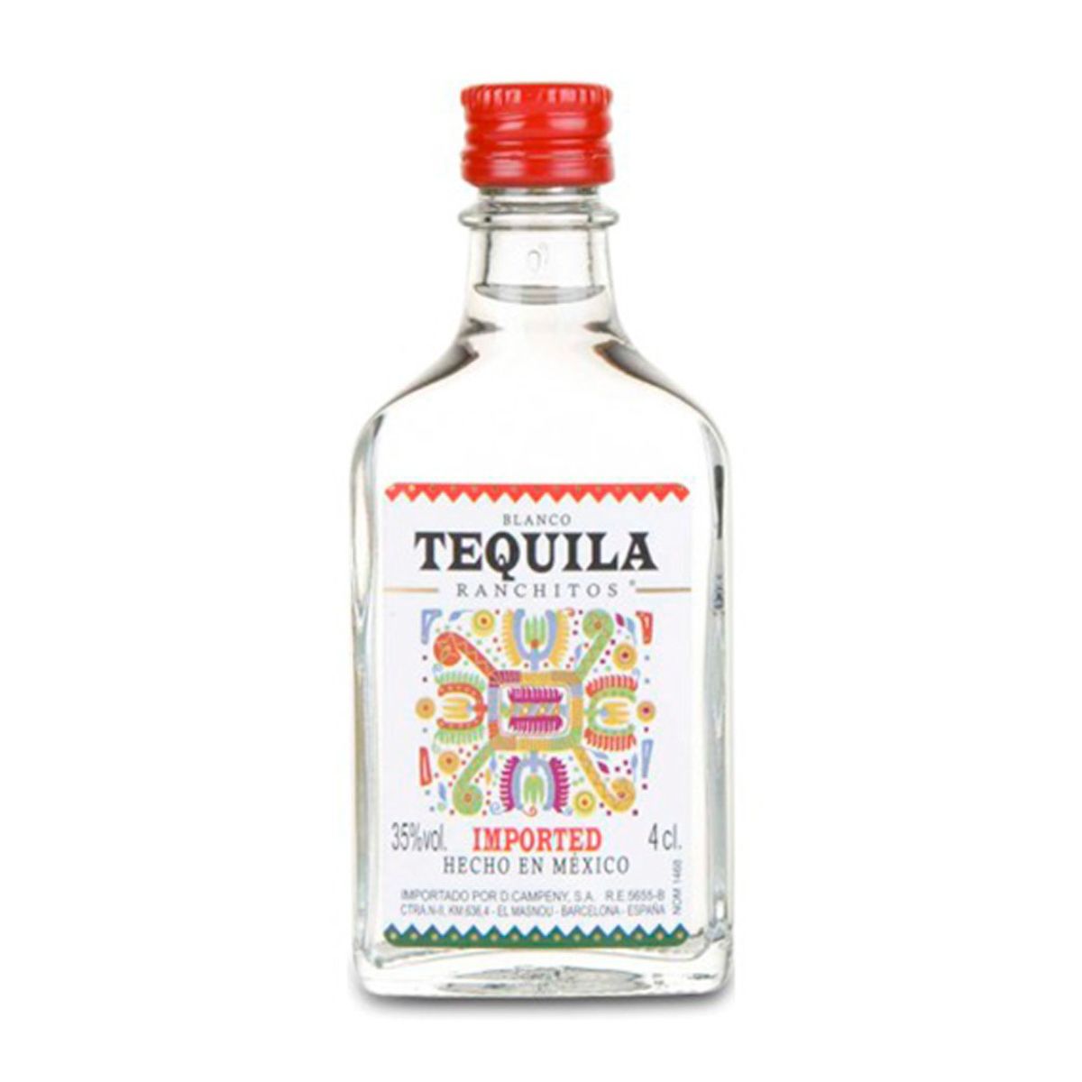 TEQUILA RANCHITOS BLANCO MINI 40ML