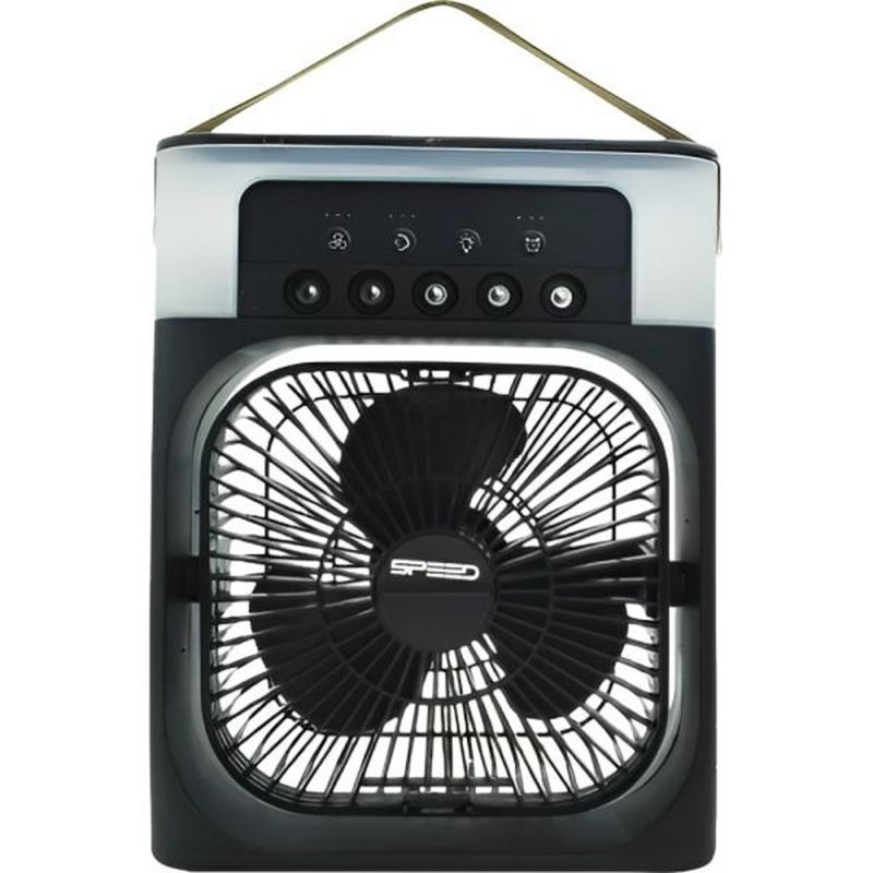 VENTILADOR SPEED CON HUMIDIFICADOR SVHM3V 220V NEGRO