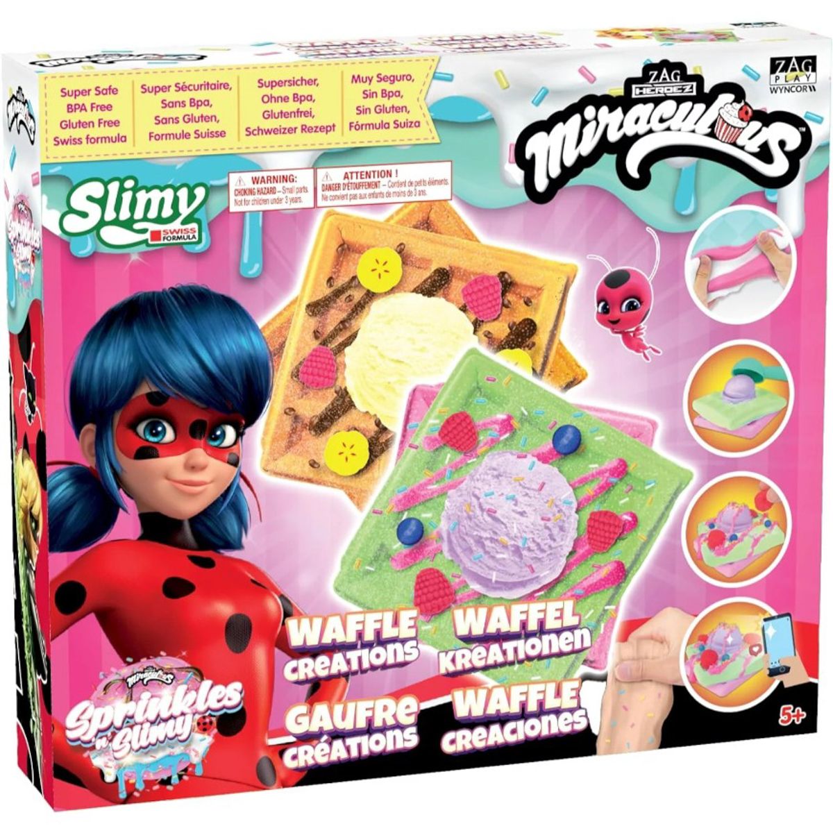 JUGUETE DE MANUALIDADES SPRINKLES &#39;N SLIM MIRACULOUS WAFFLES