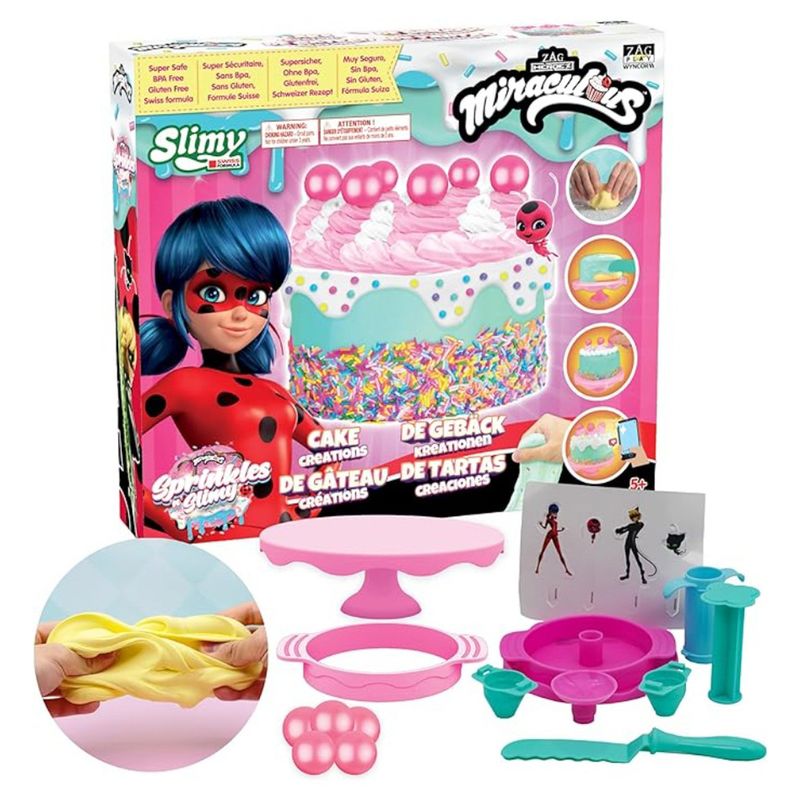 JUGUETE DE MANUALIDADES SPRINKLES &#39;N SLIMY MIRACULOUS DONAS 