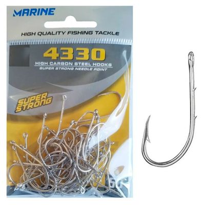 ANZUELO MARINE 4330 NUMERO 3/0 C/50 CARTELA