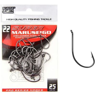 ANZUELO MARINE SUPER MARUSEIGO BLACK NICKEL 22 C/25