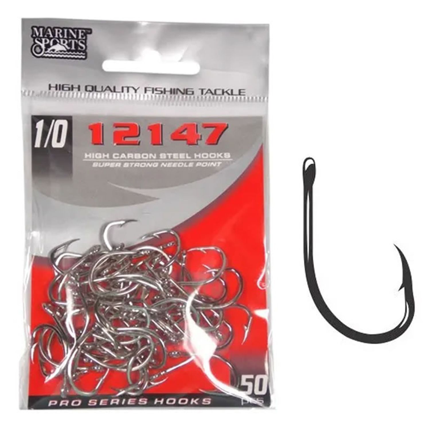 ANZUELO MARINE 12147 CARTELA 10 C/50