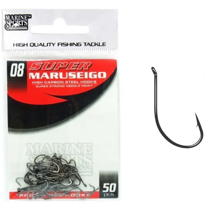 ANZUELO MARINE SUPER MARUSEIGO BLACK NICKEL CT 08 C/ 50