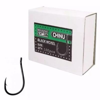 ANZUELO MARINE CHINU BLACK NICKEL CX SIZE 3 100 PCS