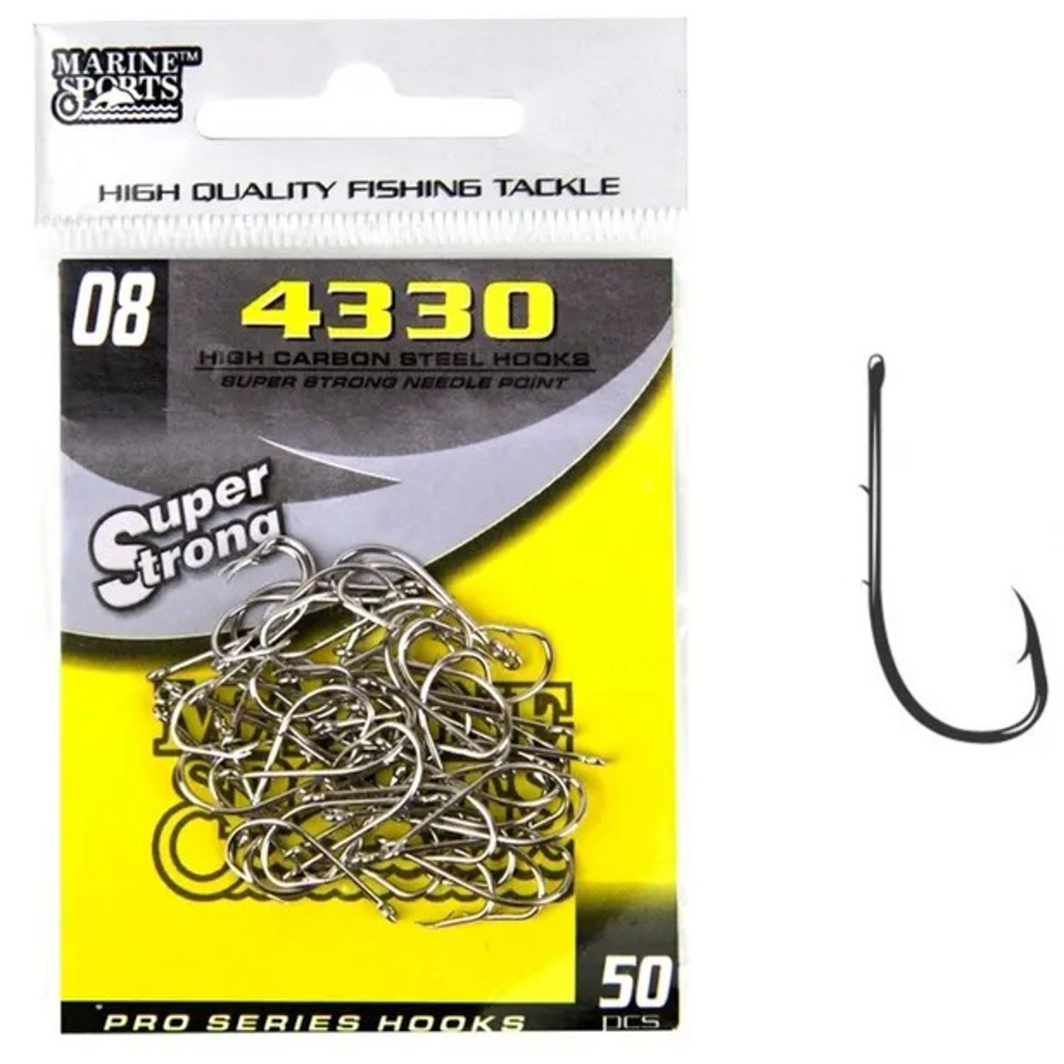 ANZUELO MARINE 4330 NICKEL CT +8 C/ 50