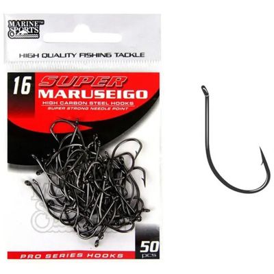 ANZUELO MARINE SUPER MARUSEIGO BLACK NICKEL CT 16 C/50